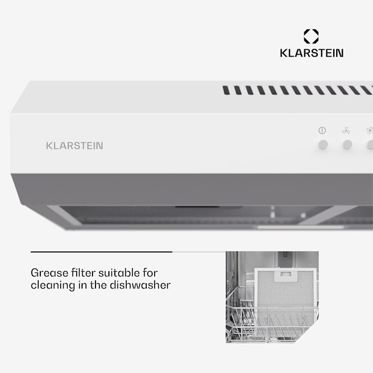 Contempo 60, абсорбатор, 60 см, под шкаф, 200 м³/ч, LED, акрил, неръждаема стомана 