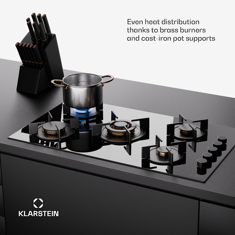  Klarstein Goldflame 5 gas hob 5-burner side control 