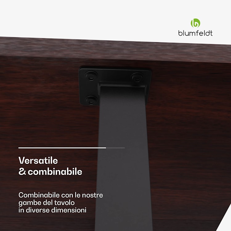 Piano del tavolo Bearsdon 160 x 90 cm per cucina e sala da pranzo | Legno multistrato robusto 160x90 | Teak