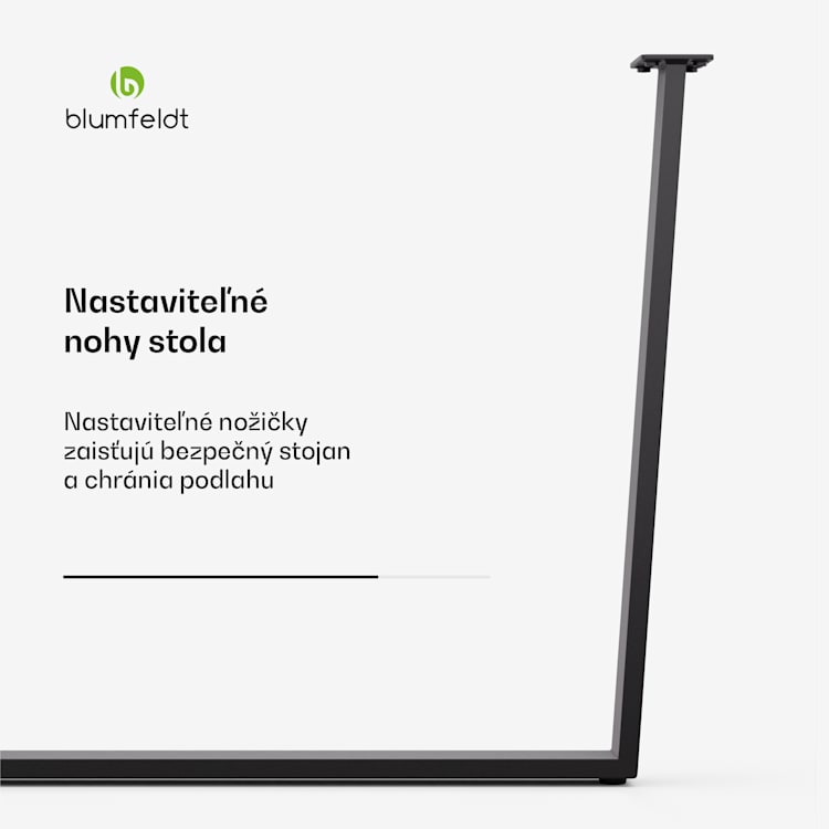 Ayr Table Legs, Nohy stola 72 x 72 cm, kov 