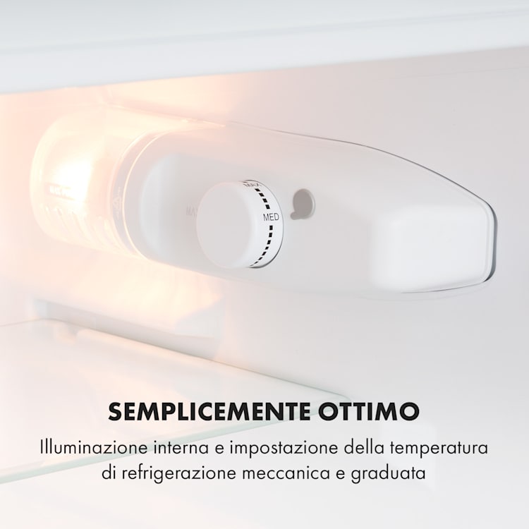 Big Daddy Cool frigo-congelatore 87 litri 40dB CEE F 87 Ltr | Nero