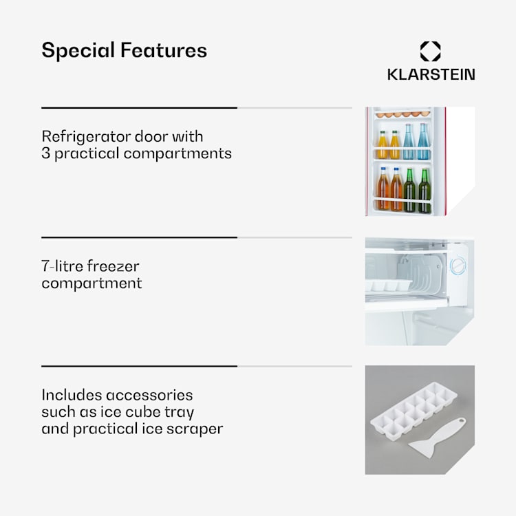 Beercracker 91L Fridge 7 Litre Freezer Bottle Opener 