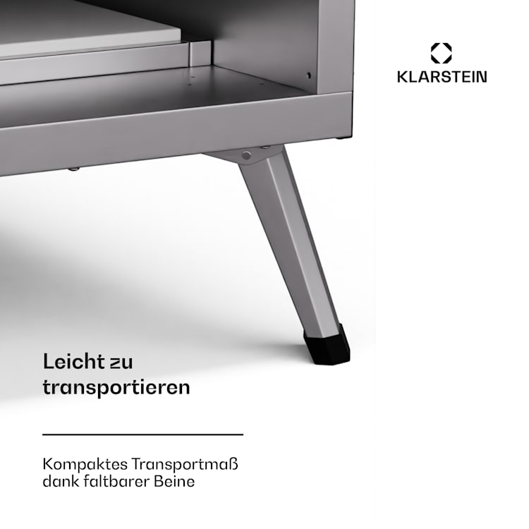 Klarstein LaFiamma Pizza Ofen für den Außenbereich | Duale Heizelemente | 2200W bis zu 450°C 
