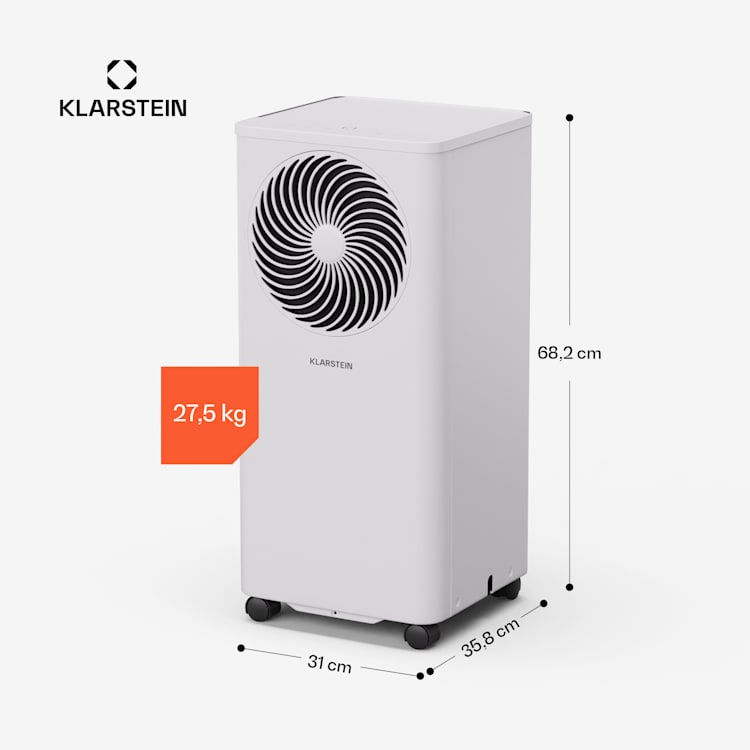 Aero Ring 7K - Condizionatore, 7000 BTU, mobile e smart, per max. 25 m², con controllo vocale 7.000 BTU | Bianco