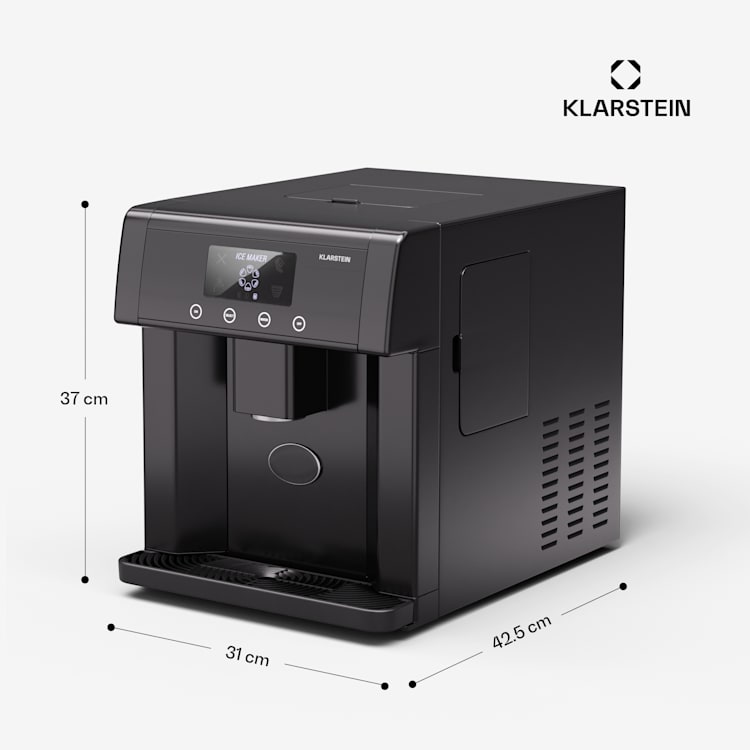Eiszeit Machine à glaçons 10 à 15kg /24h 3 tailles de cubes - inox arg 
