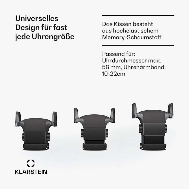 LuminousTime Uhrenbeweger | 2 Uhren | viele Einstellungen | LED | 10dB 2 Uhren | Schwarz