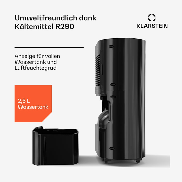 AeroDry Smart 12L Luftentfeuchter | 12L/Tag | 18 m² | Feuchtigkeitssensor | App-Steuerung | 135 m³/h 