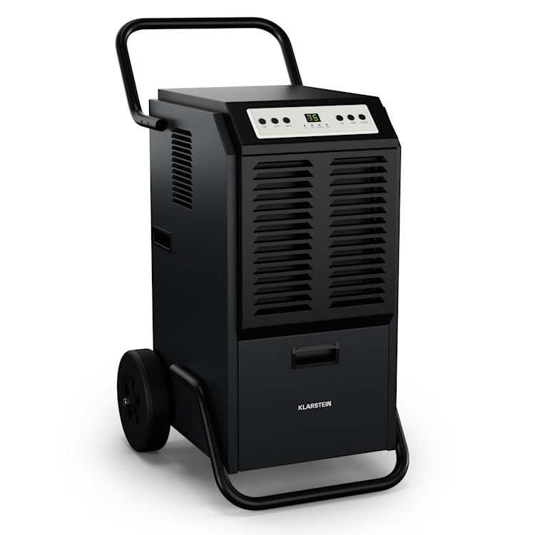 DuraDry 70L deumidificatore | 70L/giorno | 60-100 m₂ | inossidabile | portatile | 450 m³/h 70l/24h | Antracite