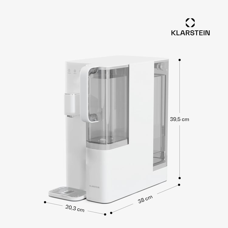 VitalPour water filter | 5-stage filter | reverse osmosis | 5 L tank | touch | mobile | 3 seconds 5 Ltr | White
