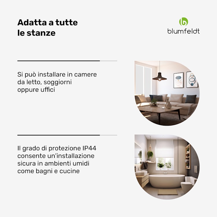 RadiantSmart IR Heater | Stufa a infrarossi | Termostato esterno | 600 W | Efficienza energetica Base | 60 x 100 cm | Bianco