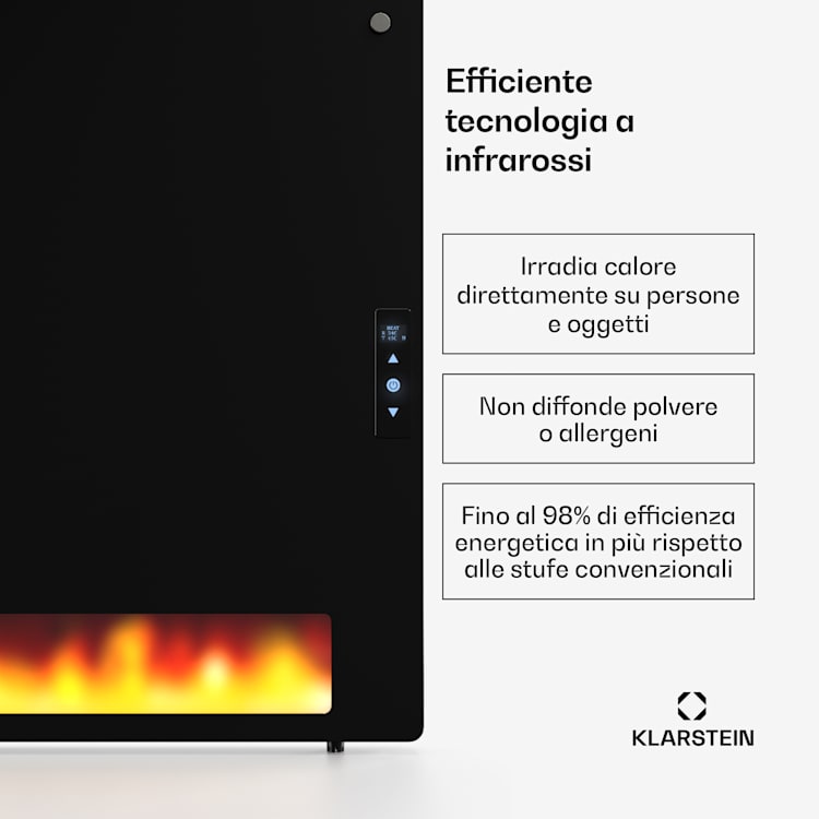 ZenHeat - Stufa a parete al grafene da 1300 W 1300 W