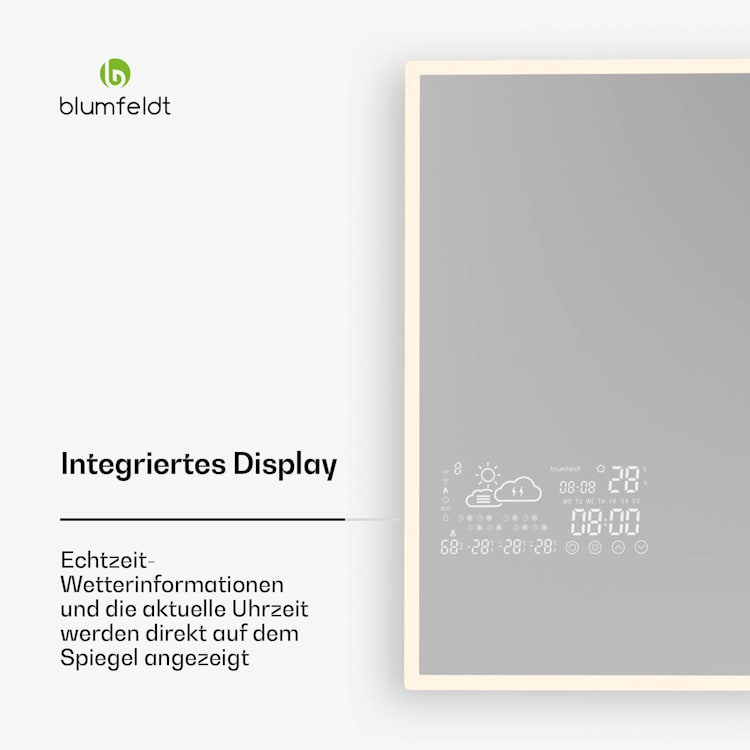 Stufa a infrarossi | Smart Mirror | Infrarossi | 600 W | IP44 