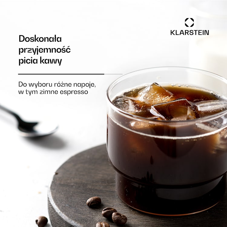 SteelPresso Touch ekspres do kawy kolbowy, ekran dotykowy, 20 bar, stal nierdzewna wyświetlacz dotykowy | Stal nierdzewna