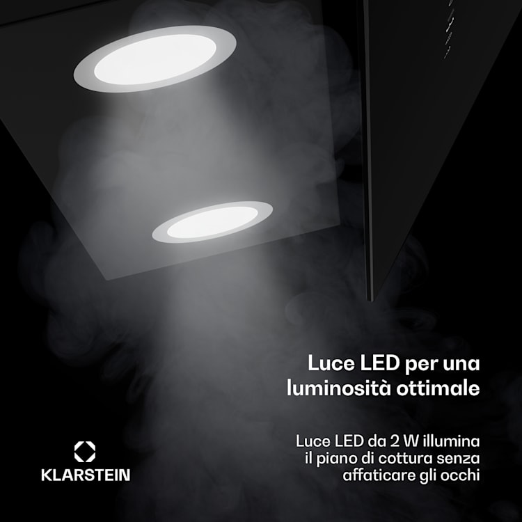 Alina - Cappa aspirante | 60 cm | Smart | 600 m³/ora | Silenziosa | Classe energetica A 