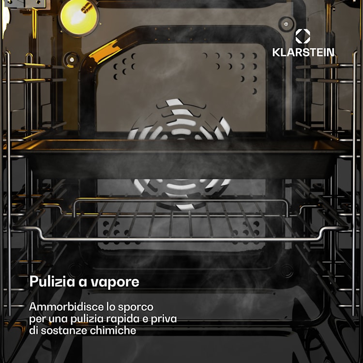 SmartSlim Forno | Design sottile | 9 funzioni | Capacità 49L | Pulizia facile | CEE A Bianco