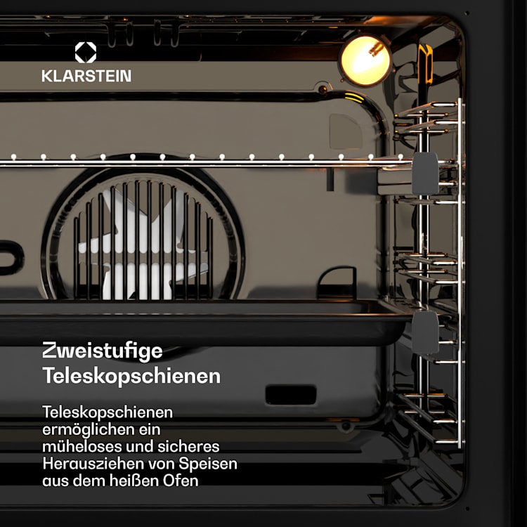 Illuminosa Smart - Forno | Controllo tramite app | Efficienza energetica A+ | Capienza di 73 litri | 11 funzioni Bianco