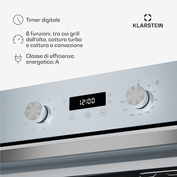 SpaceSmart Compact forno da incasso Bianco
