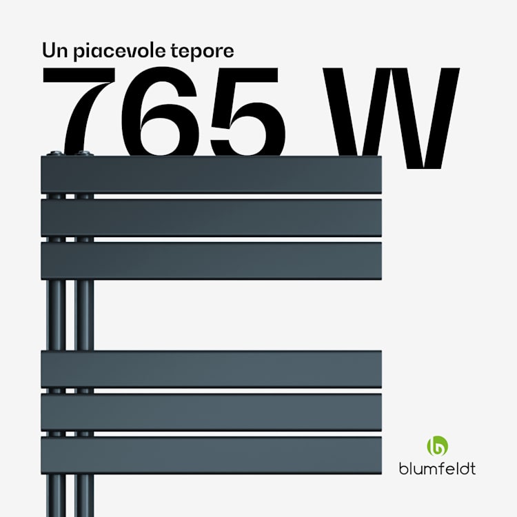 Fairmont Radiatore | 60 x 160 cm | Montaggio a parete | Design moderno | Funzionamento ad acqua calda 60 x 160 cm | Antracite