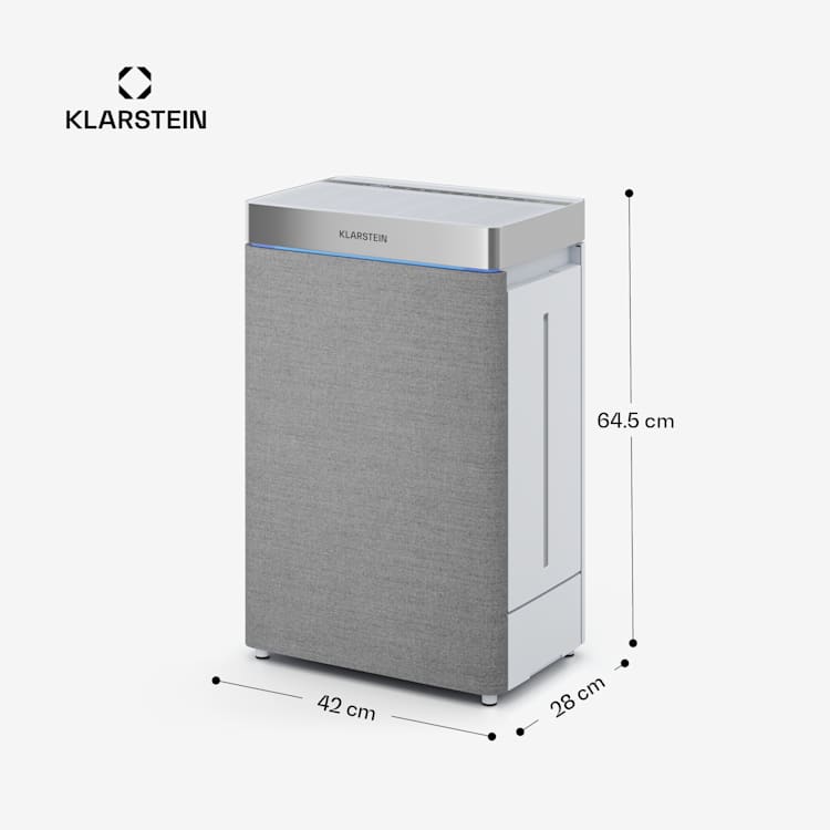 AireLux Luftreiniger | Mit Befeuchtungsfunktion | 400m³/h CADR | WLAN-fähig 
