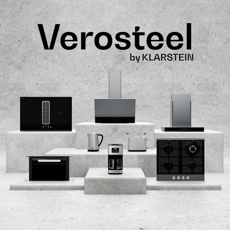 Verosteel - Piano cottura in vetroceramica | Minimalista, potente | 2 zone di cottura | 3000 W | 30 cm 30 cm