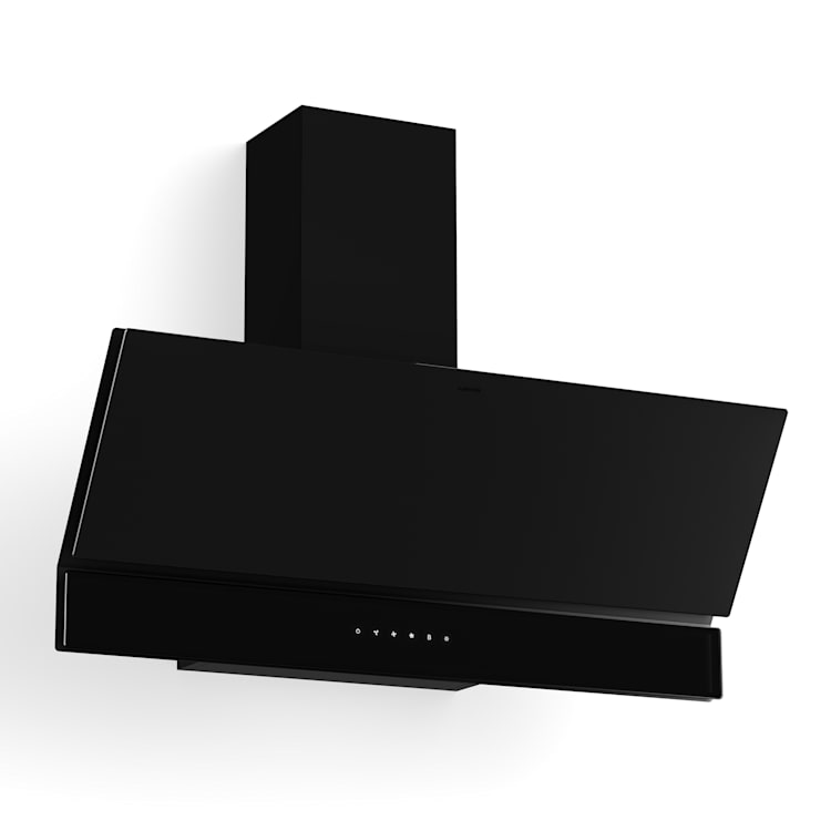Velaire - Cappa aspirante | Elegante, minimalista, potente | Classe energetica A++ | 820 m³/ora | 90 cm 90 cm | Nero