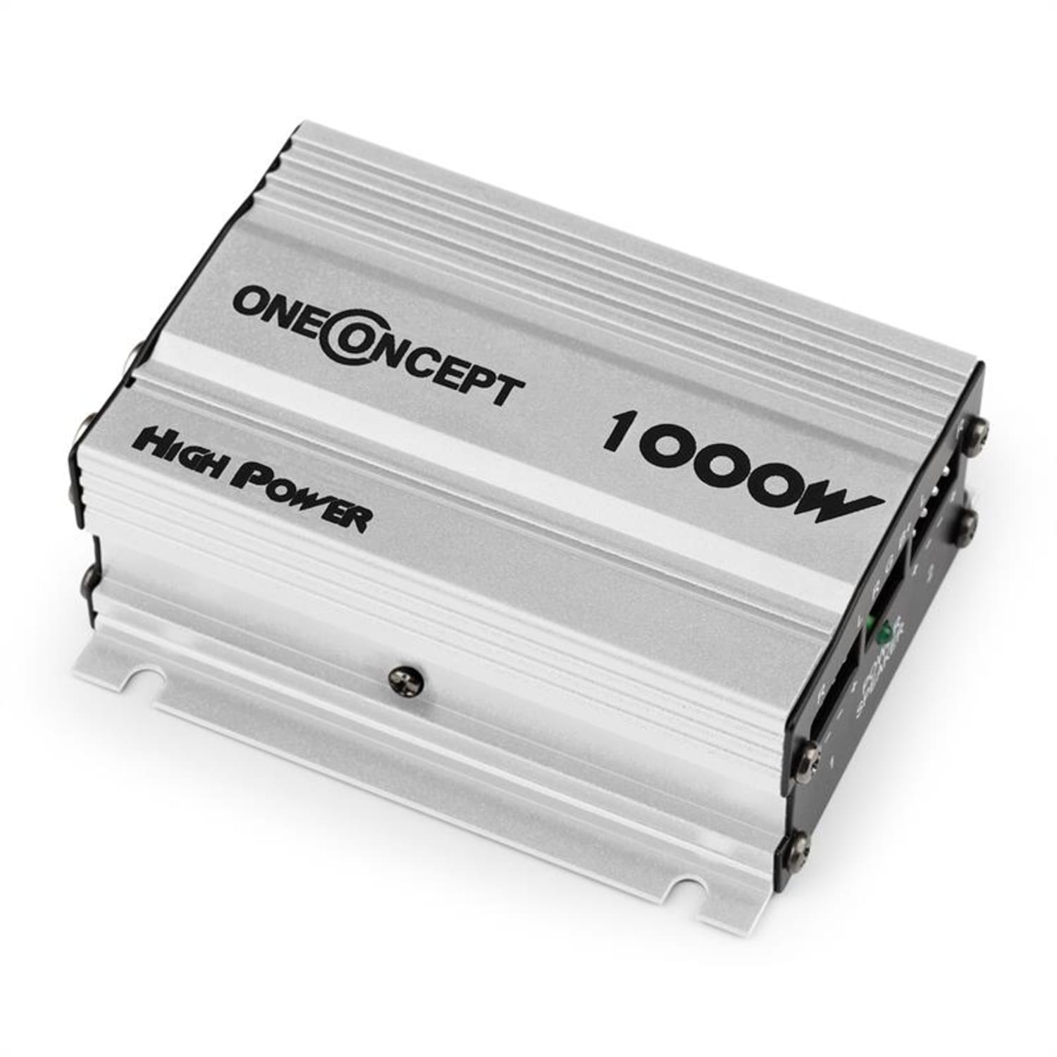 4-kanálový zesilovač Auna s výkonem 600 W pro auta Stříbrná