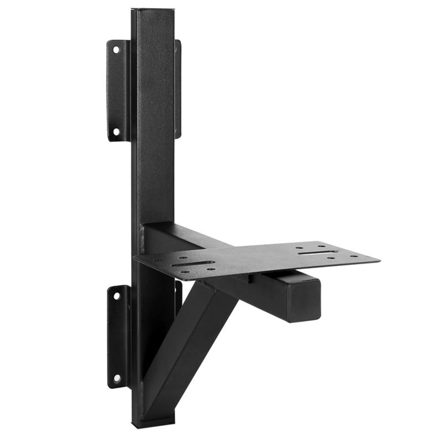 Soporte de acero para altavoz PA. 20 kg. Negro 