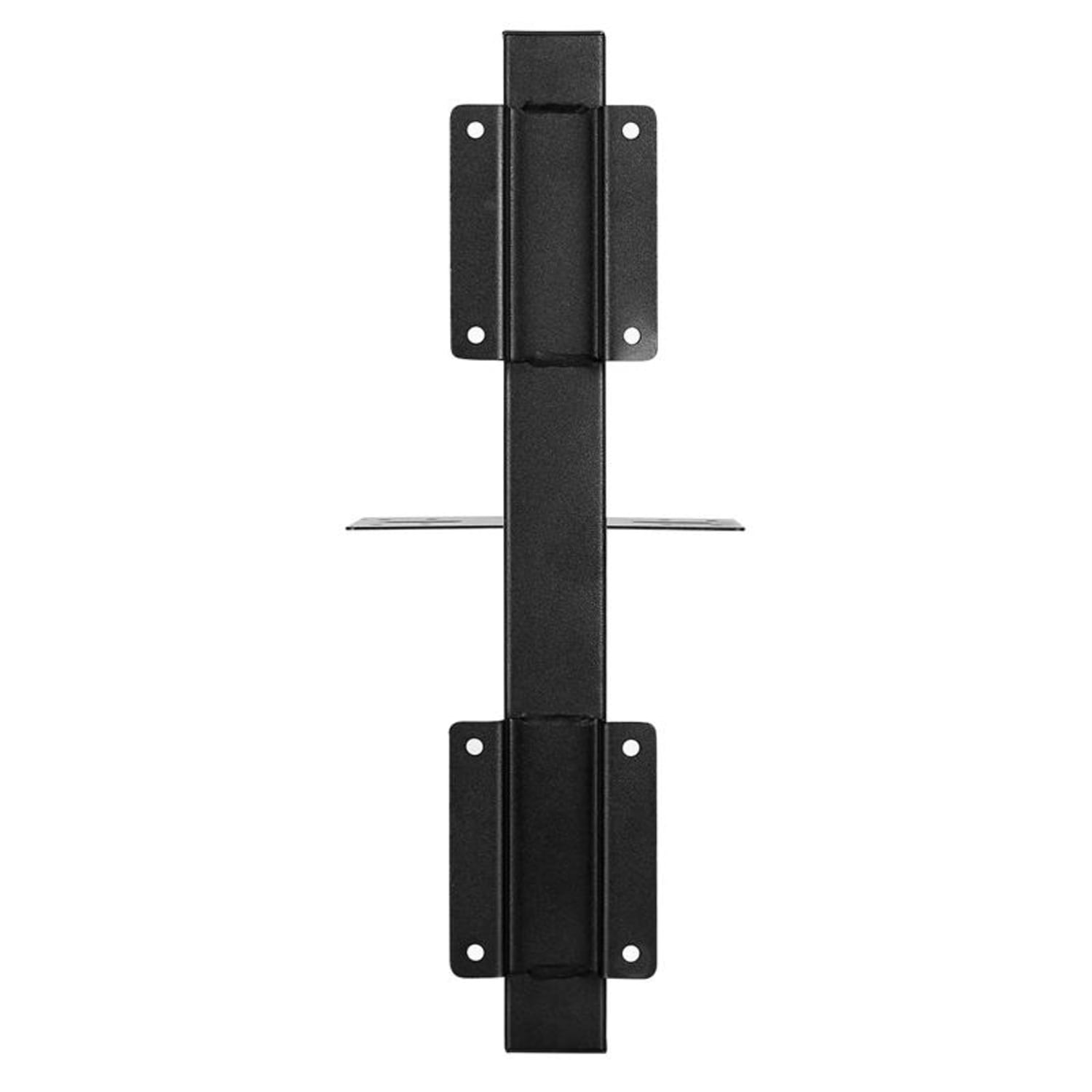 Soporte de acero para altavoz PA. 20 kg. Negro 