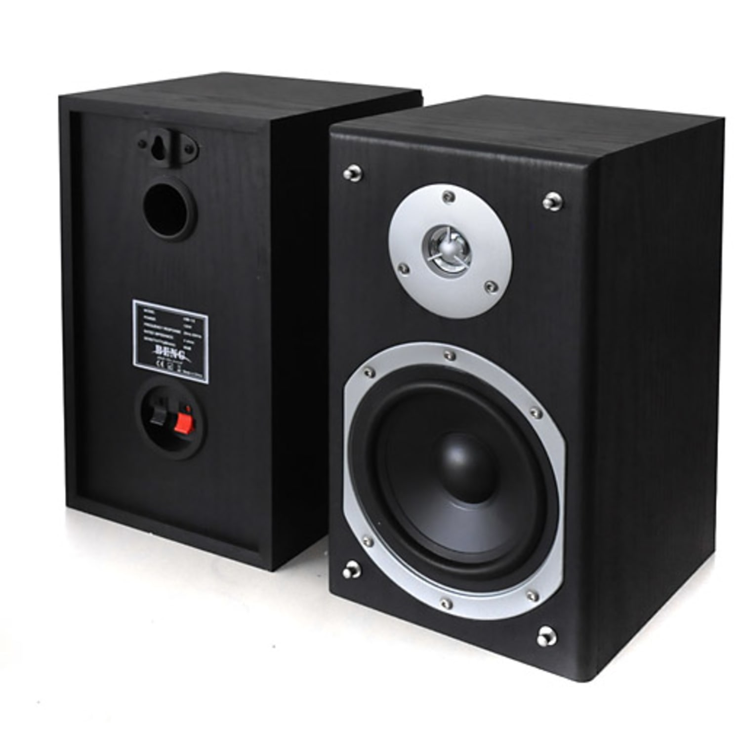 V9B fekete házimozi hangfalszett, 5 darab 1240W Fekete