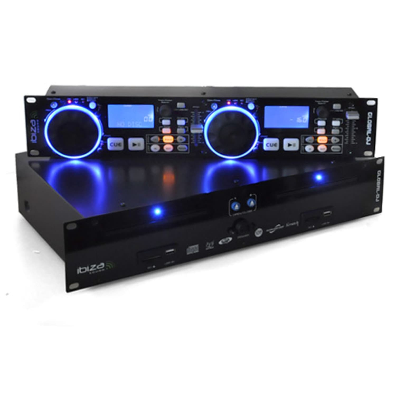 Double Lecteur DJ PA Platine CD 2x USB MP3 2x SD 