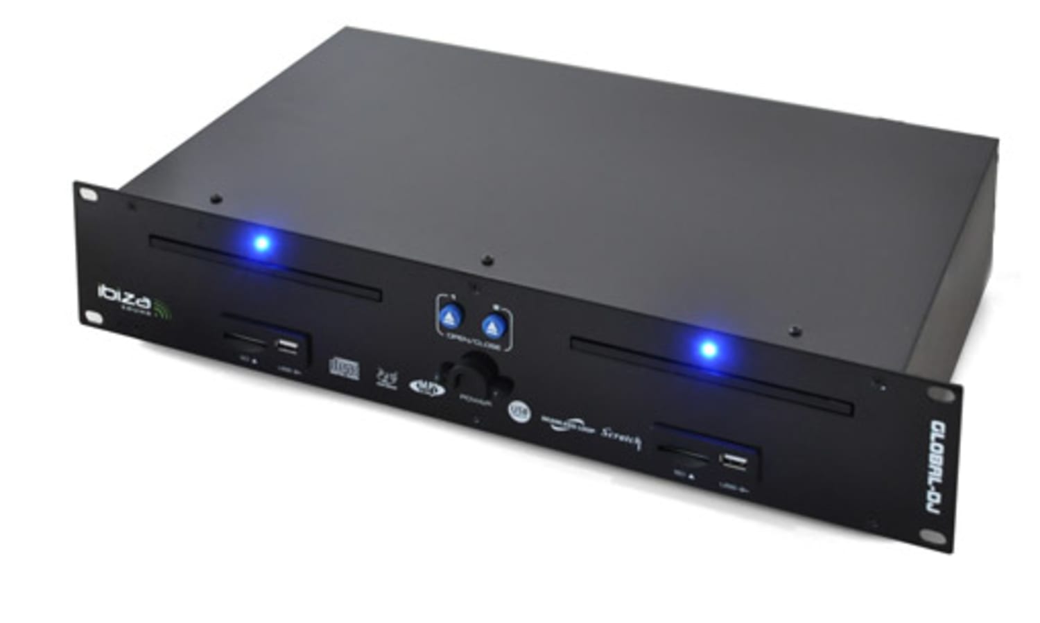 Double Lecteur DJ PA Platine CD 2x USB MP3 2x SD 