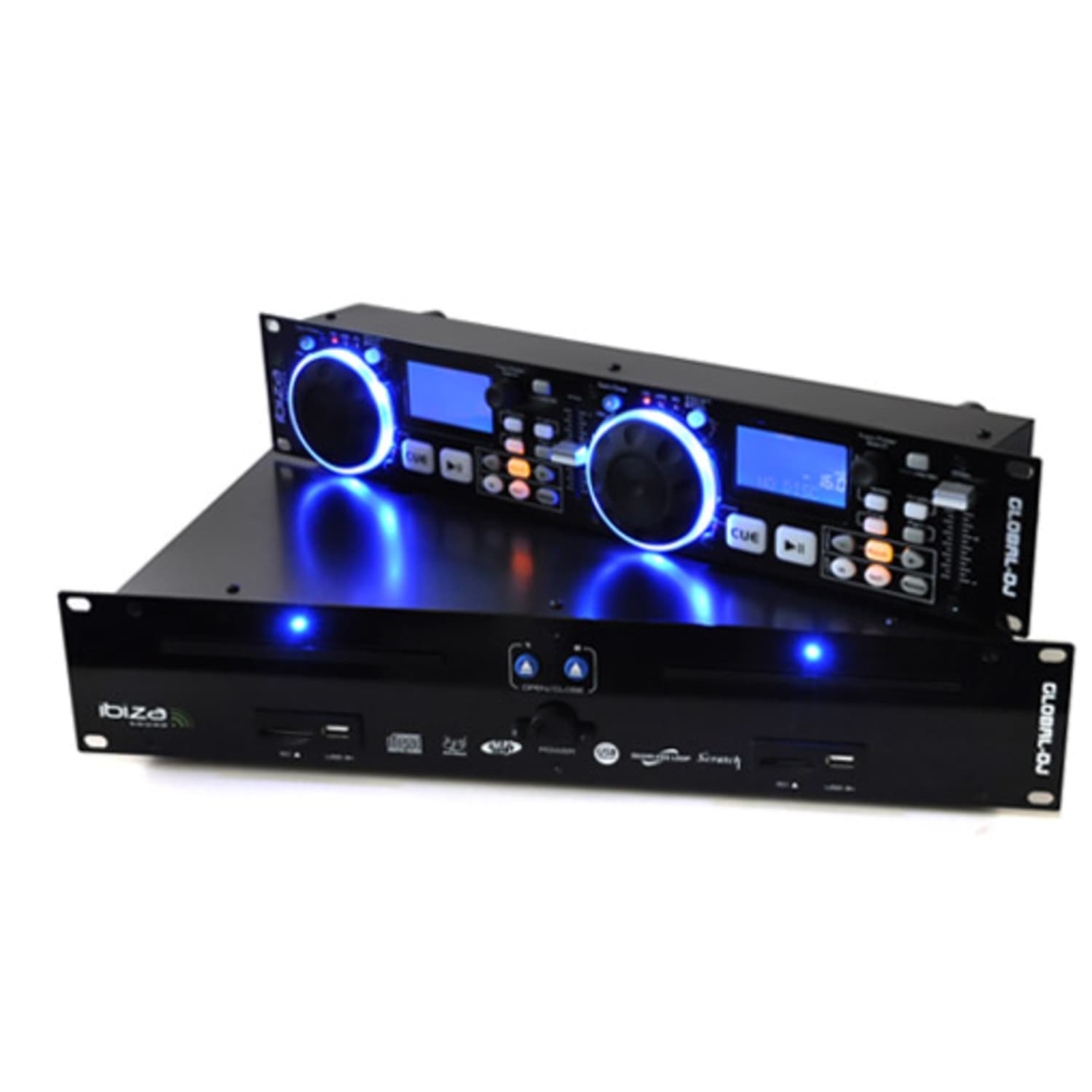 Double Lecteur DJ PA Platine CD 2x USB MP3 2x SD 