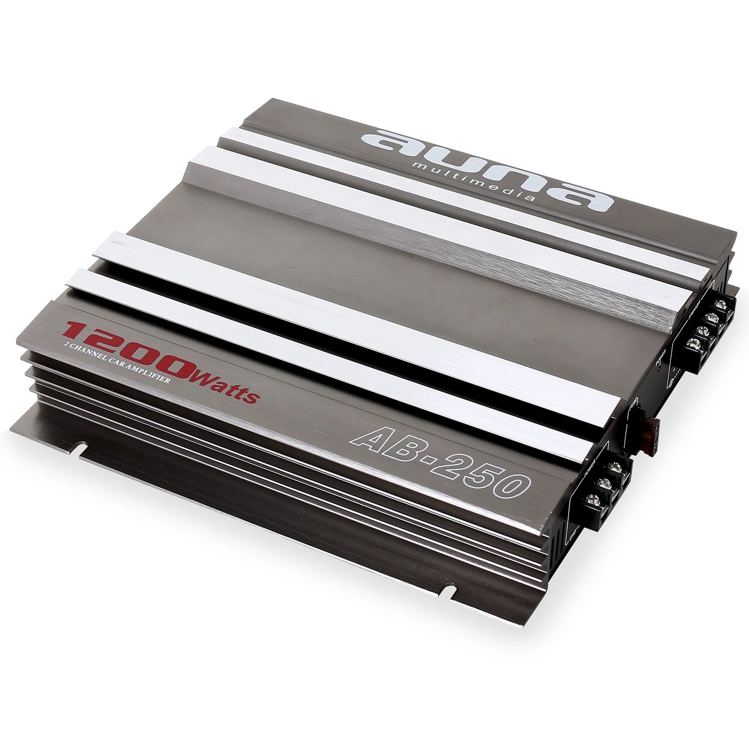 2-kanálový autozesilovač Auna AB - 250, můstkový 1200W 2.0