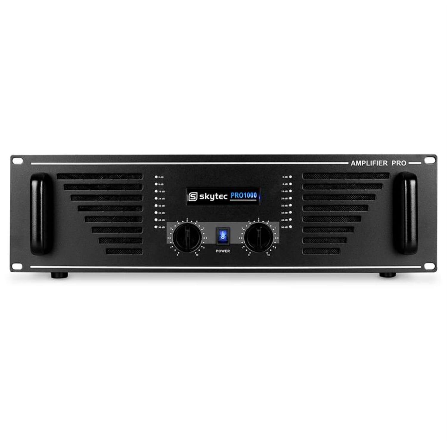 AMP-1000 Ampli DJ PA Sono MOSFET Rack 48cm 2U 1600W 