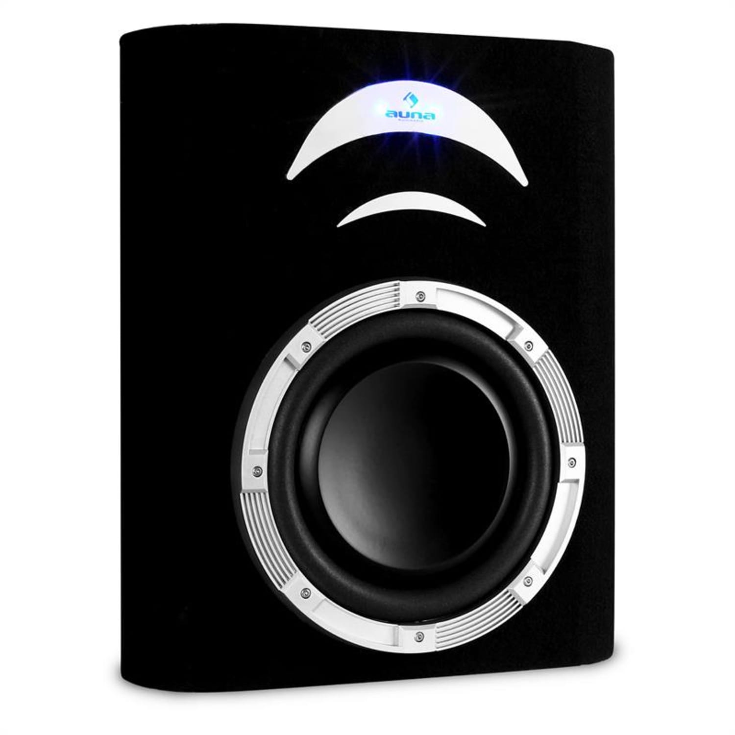 CD250-4BX Auto Subwoofer 25cm (10") Subwoofer 500W Lichteffekt Flachbauweise 25 cm (10")