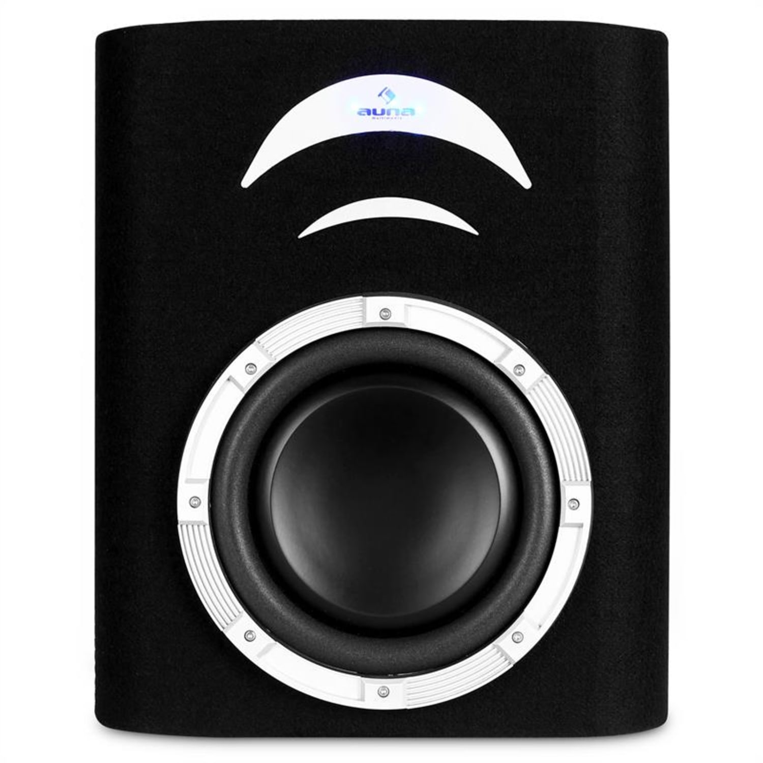 CD250-4BX Auto Subwoofer 25cm (10") Subwoofer 500W Lichteffekt Flachbauweise 25 cm (10")
