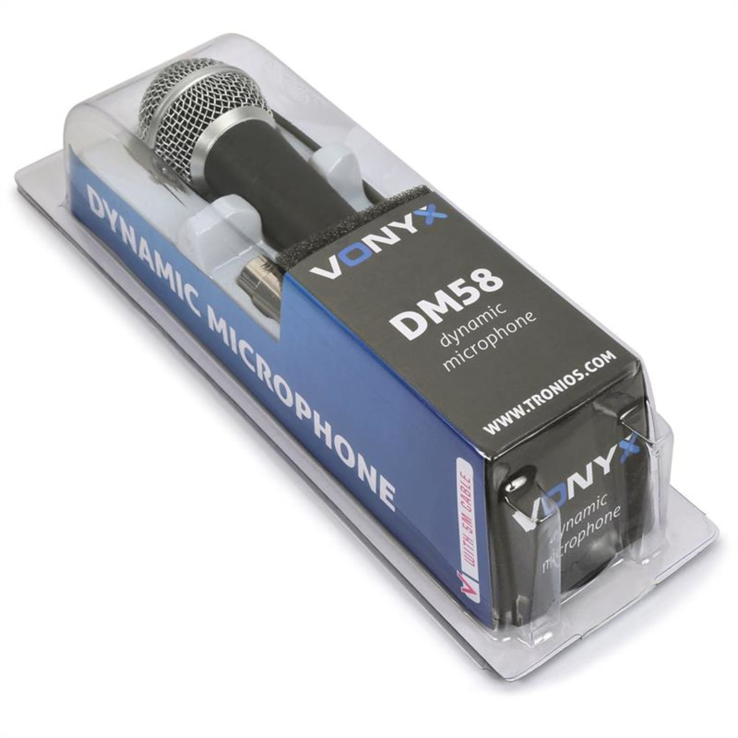 Dynamische microfoon met 5 Meter XLR-kabel 