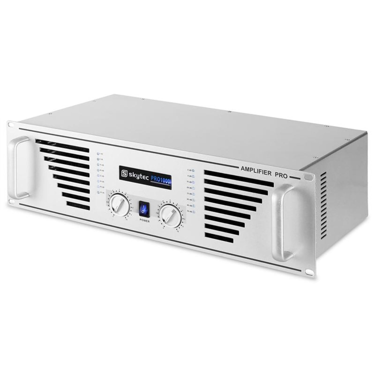 Ampli DJ PA Sono Skytec Mosfet Stereo Rack 1600W 