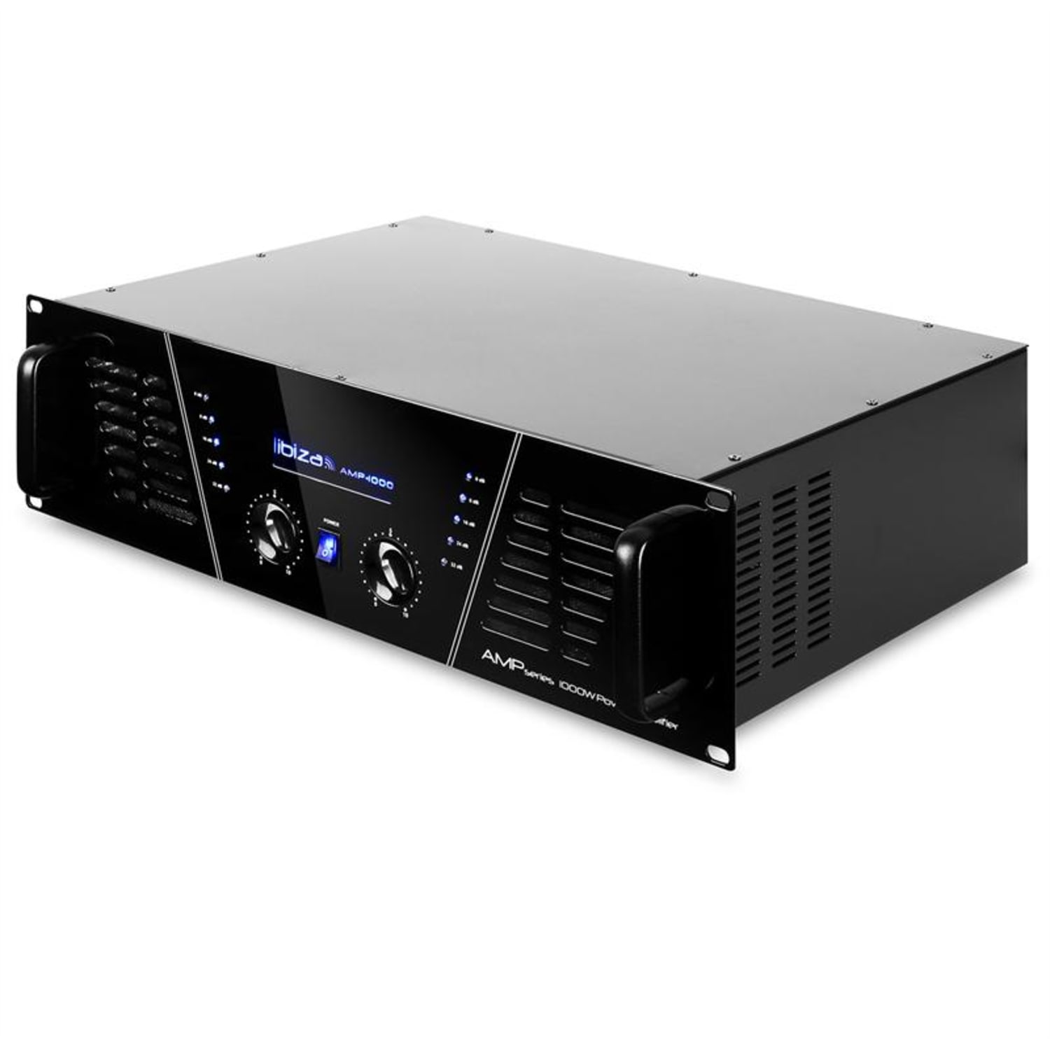 Ampli DJ PA Sono Ibiza Mosfet Stereo Rack 1600W 