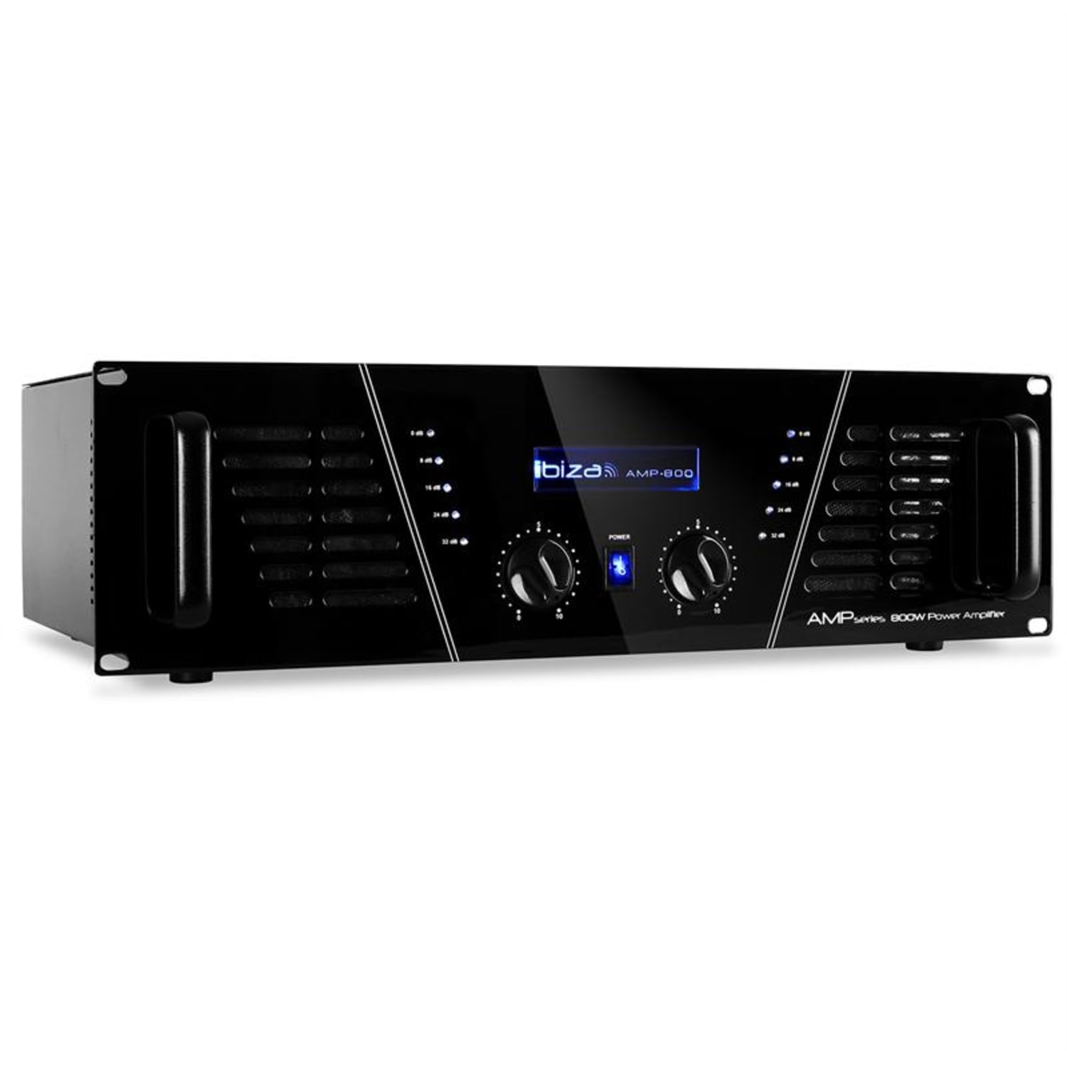 ampli DJ sono PA mosfet 1200W 2 canaux stereo pro rack 