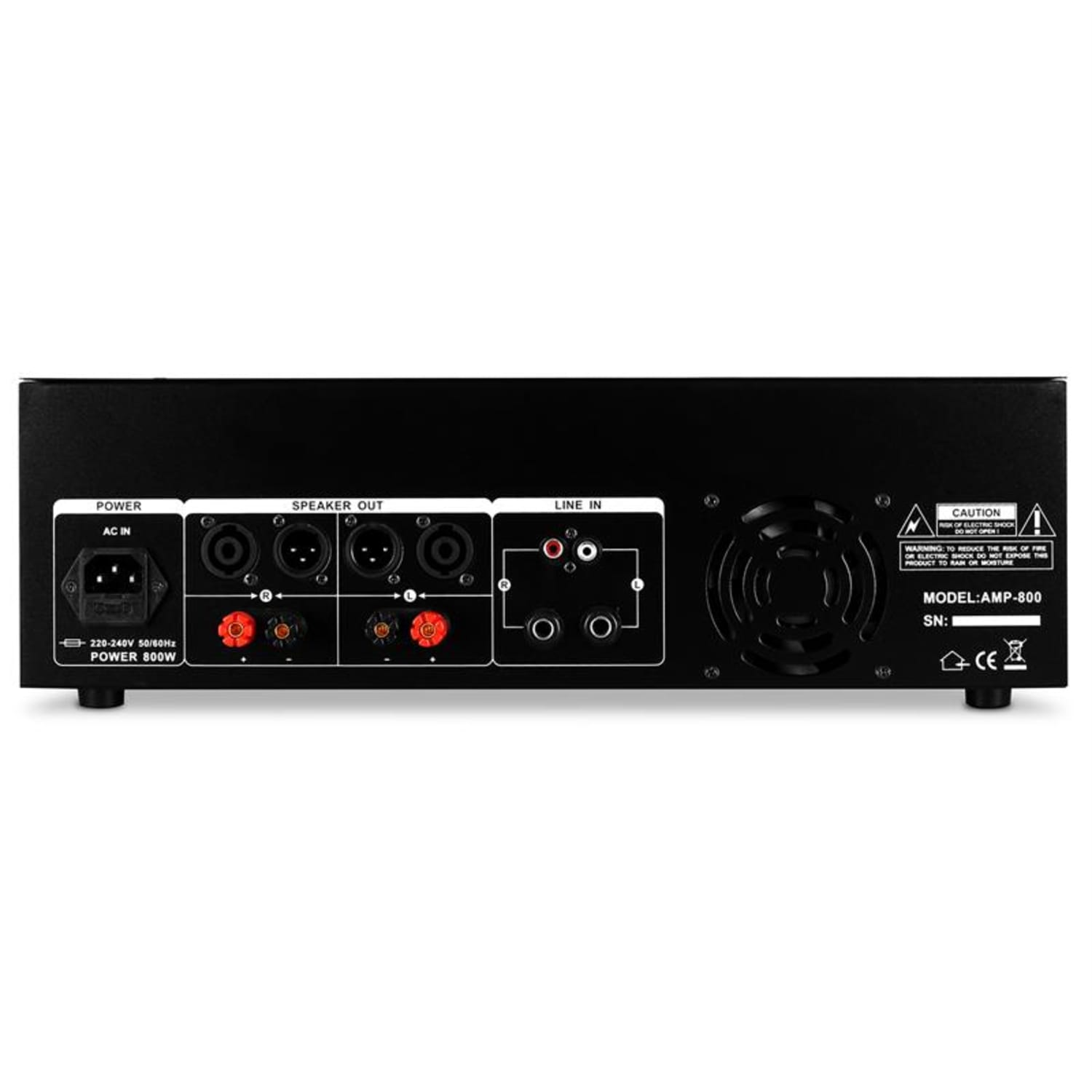 ampli DJ sono PA mosfet 1200W 2 canaux stereo pro rack 