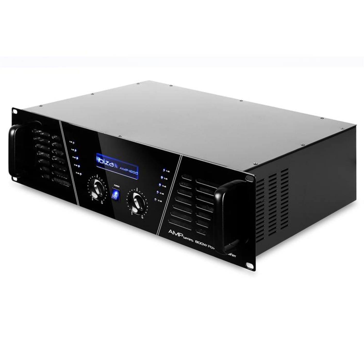 ampli DJ sono PA mosfet 1200W 2 canaux stereo pro rack 