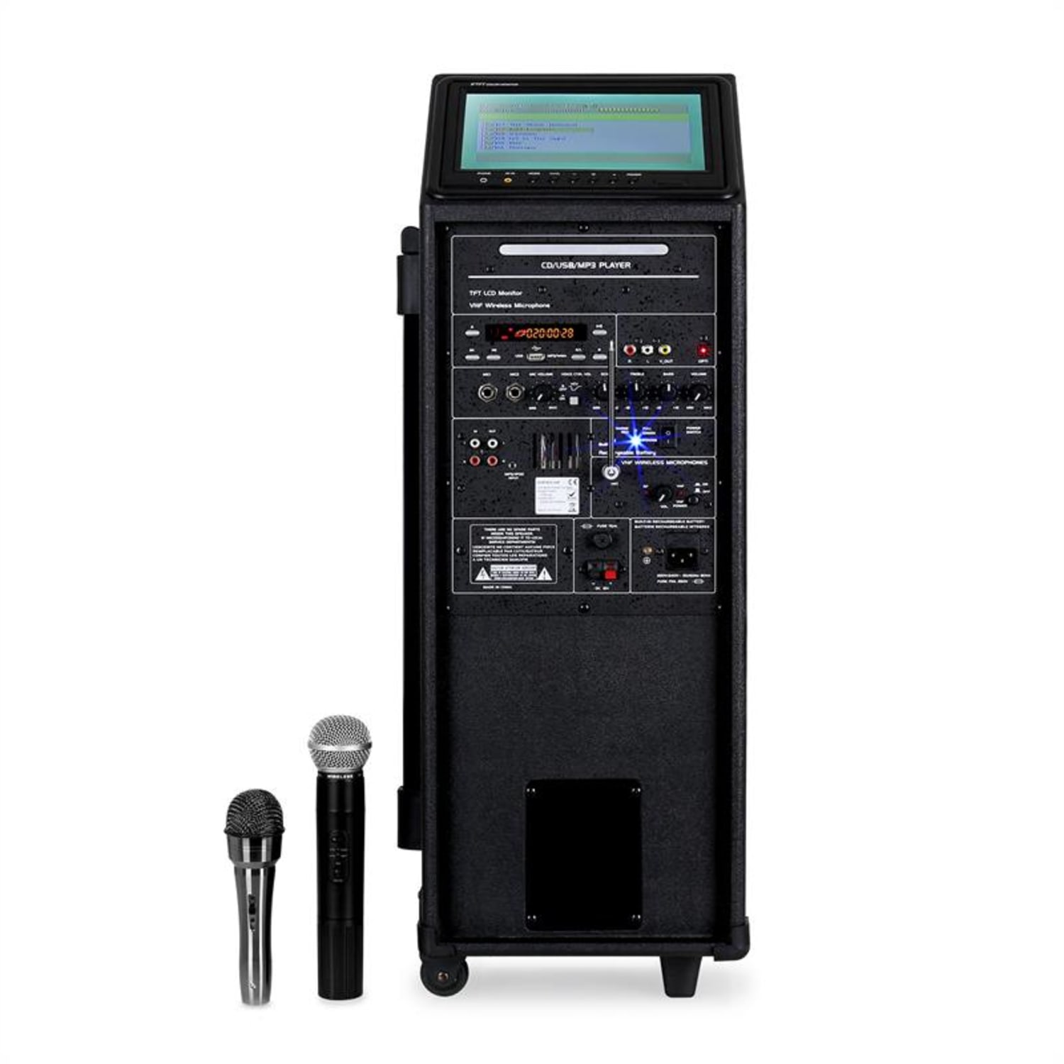 Port10 Portable PA System DVD Player & Microphone USB 