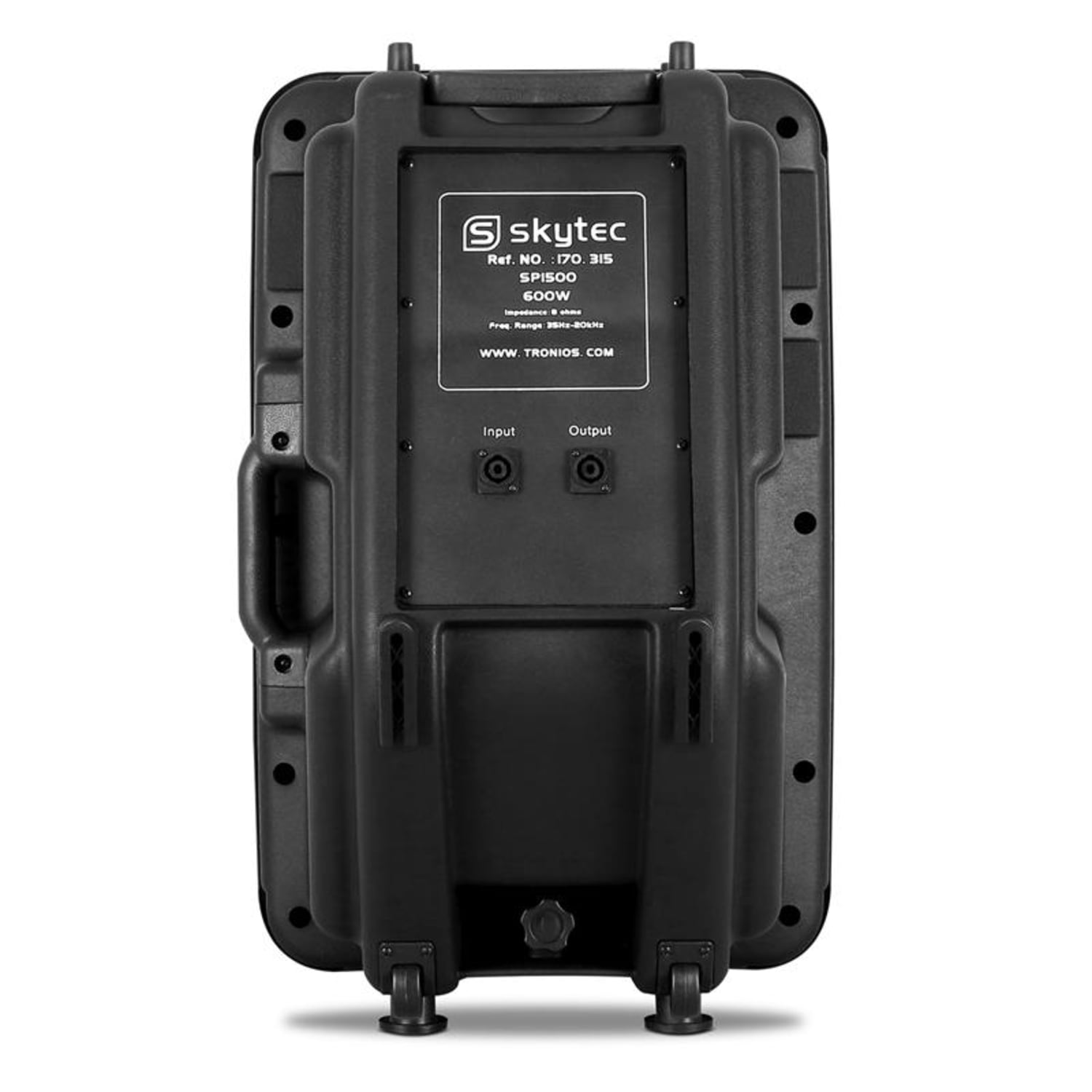 Enceinte Sono Passive DJ PASubwoofer 38cm 600W Trolley 