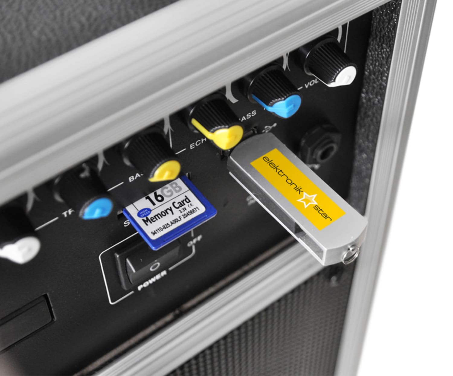 Mobilné PA zariadenie, 20 cm aktívny reproduktor 