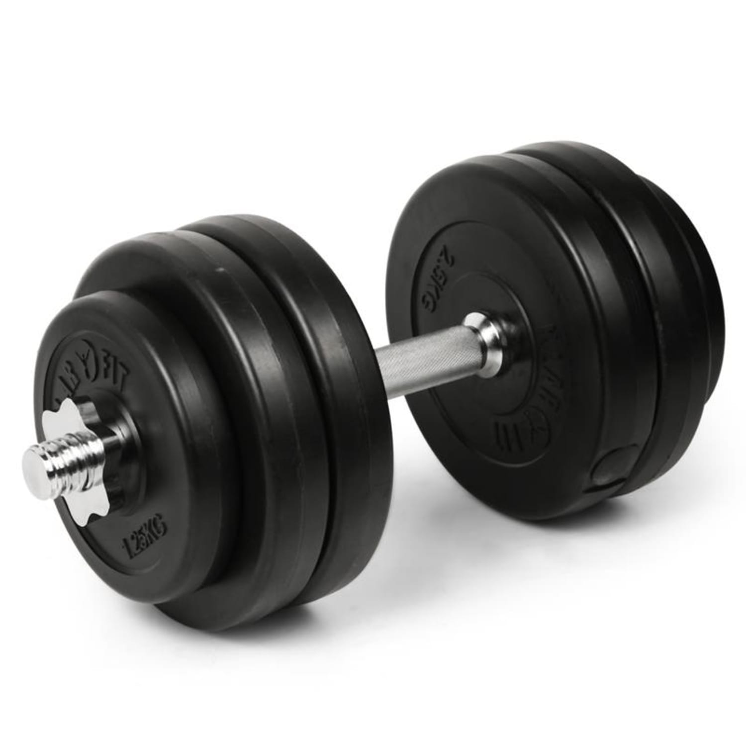 Jednoruční činka Klarfit, 6 závaží, 15 kg činka 15 kg