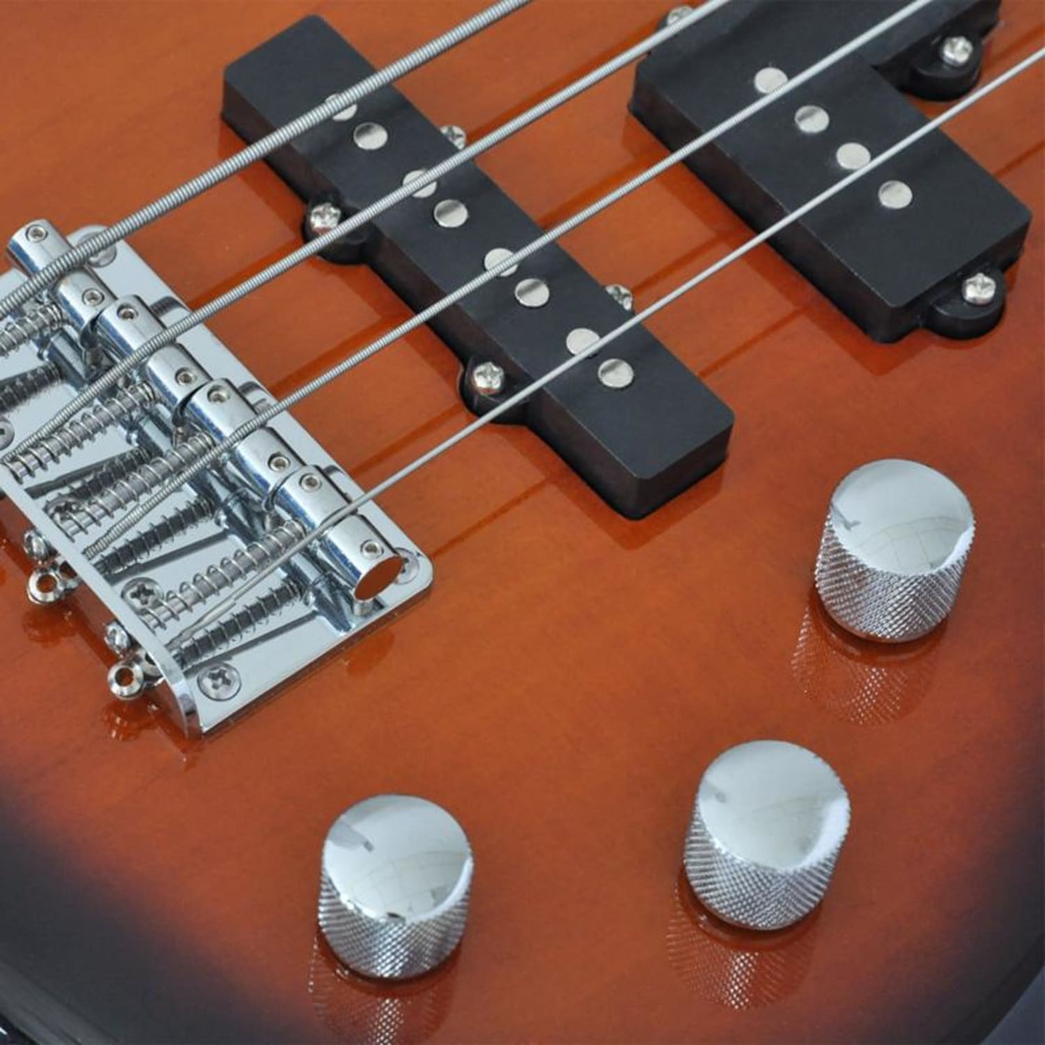 CCB90 basszusgitár, elektromos, sunburst, 4 húros 