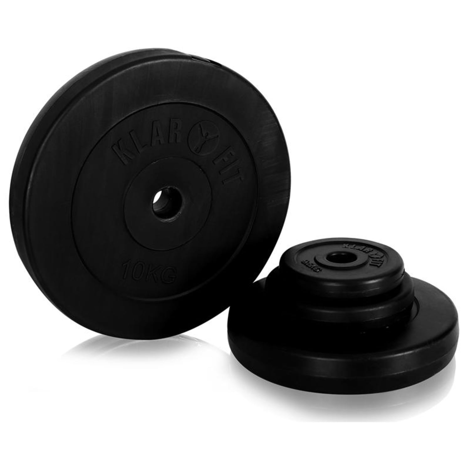 Kétkezes Klarfit páros súlyzó 58,5 kg-os, erősítő padra