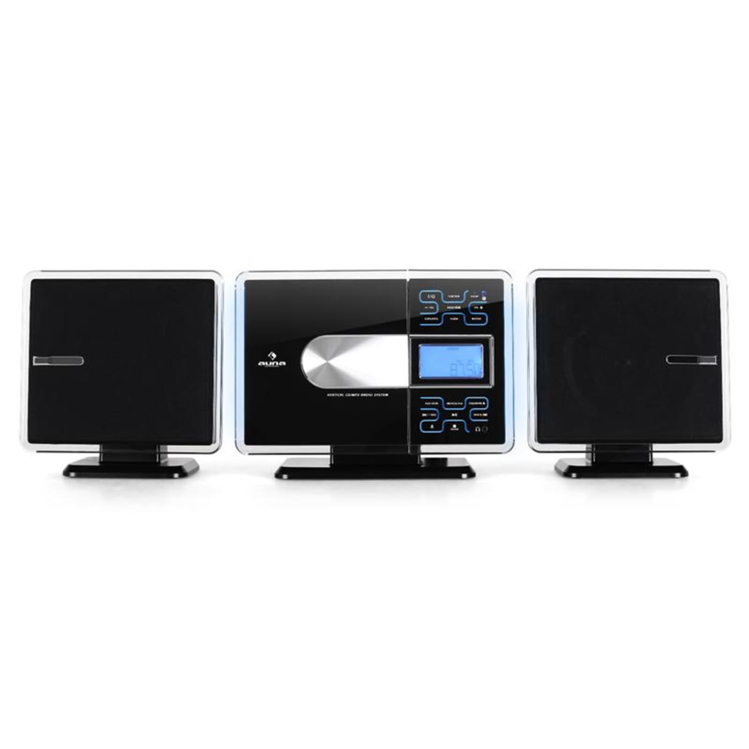 VCP-191 Sistema HiFi USB, SD y AUXILIAR. MP3. Negro 