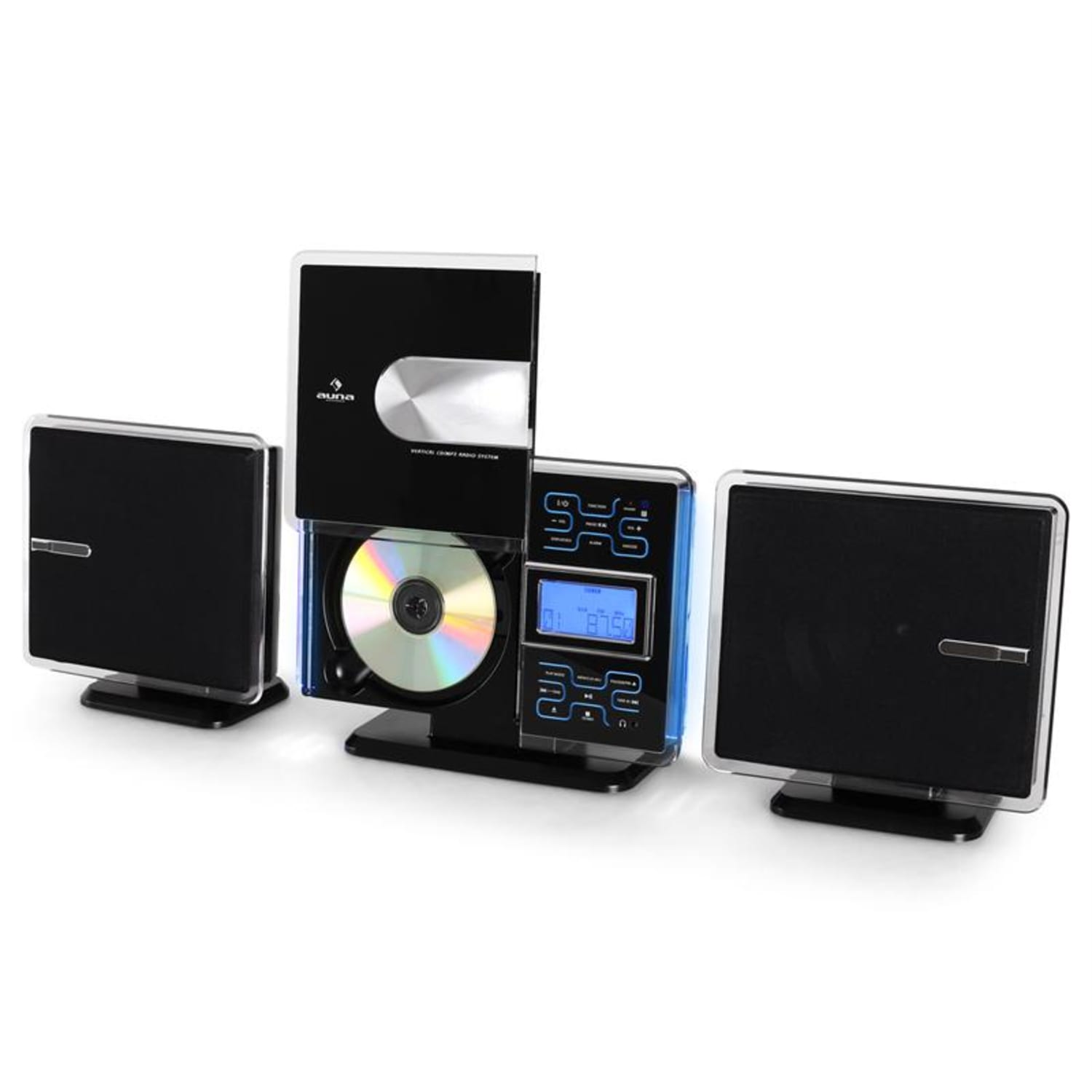 VCP-191 Sistema HiFi USB, SD y AUXILIAR. MP3. Negro 